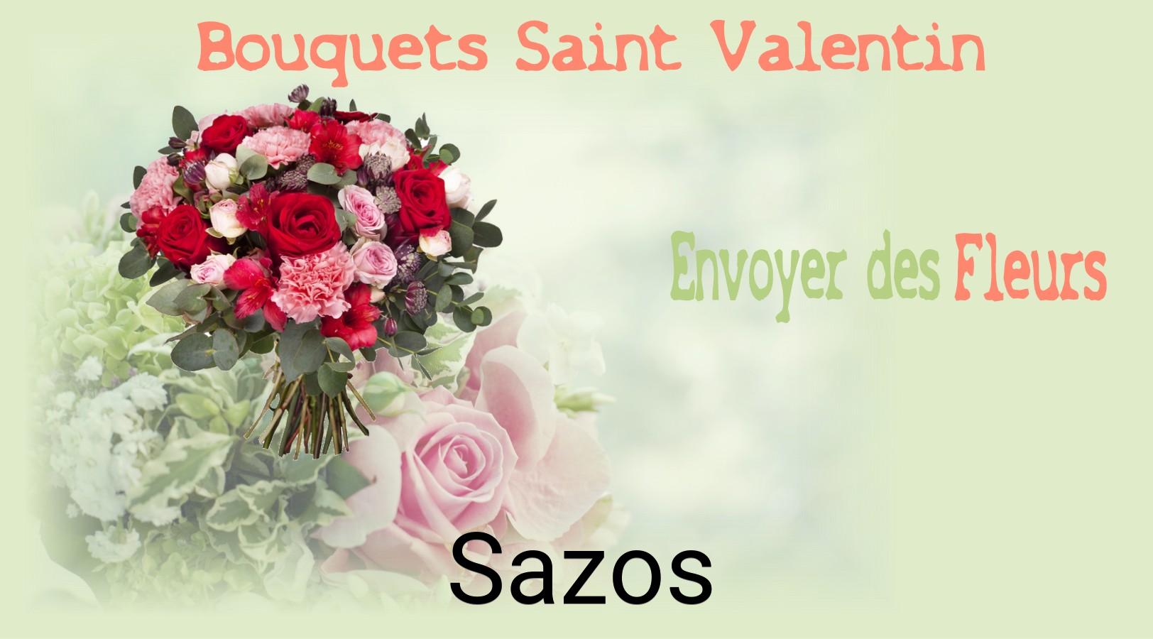 Roses de Saint-Valentin livrées à Sazos